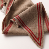 LIGHTWEIGHT KNIT WRAP SOFT TRIANGLE NECK SCARF_CWASC2704