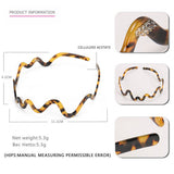 Wave Thin Edge Headband Acetate Headband Hairpin