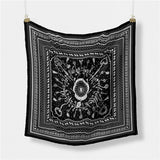 FAUX SILK PAISLEY PRINT SCARF VINTAGE NECK WRAP_CWASC0654