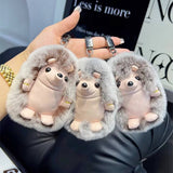 CUTE LITTLE HEDGEHOG CAR KEYCHAIN BAG PENDANT_CWMM2504