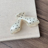 FRENCH POLKA DOT NEW HIGH END HAIR CLIP_CWAHA2368