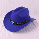 Ven Western Cowboy Hat With Turquoise Star Band_Cwah3661