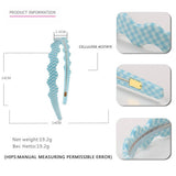 CHECKERBOARD HEADBAND WIDE WAVY HEADBAND_CWAHA4379