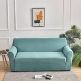 Waterproof Waffle Plush Sofa Cover, Full Wrap_Cwmm8307