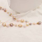 HIGH GRADE FRESHWATER PEARL SWEATER NECKLACE_CWAJE3886