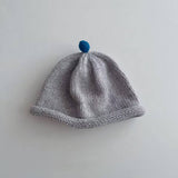 CHILDRENS STYLISH CUTE COLORED BALL KNITTED HAT_CWAH2933