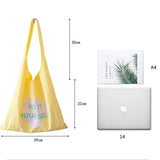 FRESH LETTER PRINT CANVAS TOTE BAG FOR STUDENTS_CWAB5637