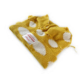 ADULT POLKA DOT FABRIC LABEL BEANIE KNITTED HAT_CWAH2052