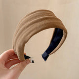 Short Plush Wide Headband Winter Hair Hoop_Cwaha07967