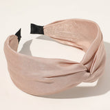 KNOT DECOR SOLID PATTERN HAIR HOOP_CWAHA0240