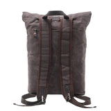 Vintage Canvas Waterproof Backpack For Men_Cwab5542