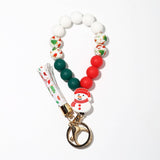 GLOWINTHEDARK HALLOWEEN KEYCHAIN SILICONE BRACELET_CWAB5098