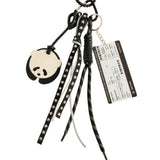 Vintage Pu Panda Acrylic Tag Keychain Bag Charm_Cwmm7872