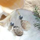 CREATIVE HOLLOW CARVED NATURAL SHELL EARRINGS_CWMM4266