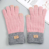 Winter Cashmere Touch Screen Plus Fleece Gloves_Cwag0186