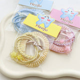 HIGH ELASTIC PONYTAIL HAIR ROPE THREE PIECE SET_CWAHA1031