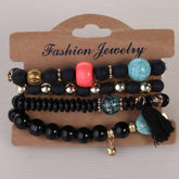 Turquoise Bracelet Multi-Layer Tassel Bracelet