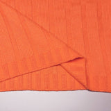 Solid-Color High-Neck Long-Sleeved Knit Sweater