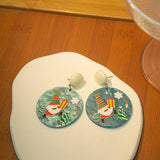 CHRISTMAS CARTOON SWEET DESIGN EARRINGS_CWAJE1837