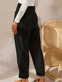 CORDUROY HIGH WAISTED STRAIGHT LEG PANTS_CWBLP0643