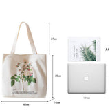 NEW LARGE PRINTED CANVAS TOTE BAG FOR WOMEN_CWAB5634