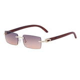 DIAMOND STUDDED WOOD GRAIN TEMPLE SUNGLASSES_CWASG0596