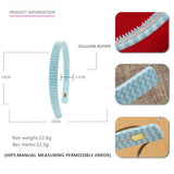ACETATE CHECKERBOARD HEADBAND HAIRPIN_CWAHA4382