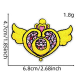 GIRL CARTOON MAGIC WARRIOR EMBROIDERED PATCH_CWMM4069