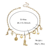 FASHION ORIGINAL DESIGN MULTI PENDANT NECKLACE_CWAJE2830