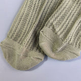 SOLID COLOR MESH BREATHABLE WOMENS ANKLE SOCKS_CWMS053