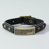 SIMPLE AND FASHIONABLE RETRO LEATHER BRACELET_CWMM4508