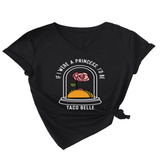 FUNNY WOMENS TEE PRINCESS TACO PRINT_CWTTS1522