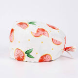 SURGICAL CAP SCRUB CAP COTTON TIE PRINT CAP_CWAH3322