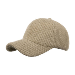Knit Thick Warm Baseball Cap Cap