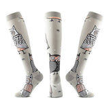 Women'S Christmas Sports Compression Socks_Cwms1873