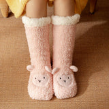 Women Lamb Pattern Plush Indoor Slippers_Cwms0713