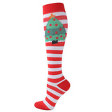 Women'S Christmas Sports Compression Socks_Cwms1870