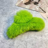 REX RABBIT FUR CLAWS ELEGANT MIXED COLOR CLIPS_CWASC1591
