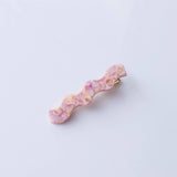 Wavy Acetate Hair Clip Simple Chic Side Bang Pin