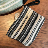 Striped Handbag Makeup Bag Travel Wash Organizer_Cuab00680
