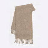 GRADIENT LOOP YARN TASSEL SCARF FOR WINTER_CWASC2354