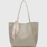 LARGE WOVEN TEXTURE TOTE BAG STYLISH ELEGANT_cWAB5117