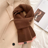 SOLID COLOR COMMUTER ALL MATCH WARM SCARF_CWASC0976