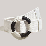 BOHEMIAN HANDWOVEN BLACK AND WHITE BELT_CWABE0443