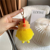 CUTE SMALL WOOL PLUSH BAG PENDANT CAR KEYCHAIN_CWMM2510