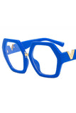 Women Geometric Frame Eyeglasses_Cwasg0135