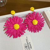 Bohemian Retro Sunflower Earrings_Cwaje2048