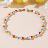 EASTER CARD CROSS BRACELET COLORFUL CRYSTALBRACELET_CWAB4631
