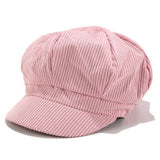 Corduroy Casual Newsboy Cap_Cwah04320