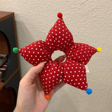 Star Scrunchie Bun Hair Tie Small Design_Cwaha07831